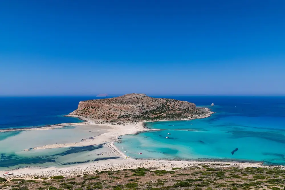 Balos lagoon and Cape Tigani, Gramvousa peninsula
